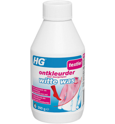 Hg ontkleurder witte was