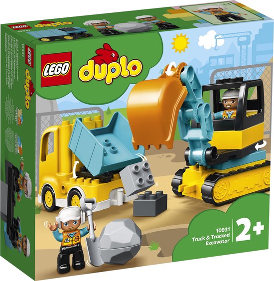 Lego duplo truck en graafmachine 10931