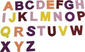 Letter knutselstickers 130 stuks
