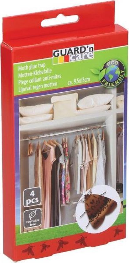Guard'n care lijmval tegen motten 4 stuks
