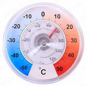 Opplakbare raamthermometer