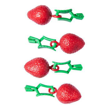 Tafelgewichten aardbei 4 stuks