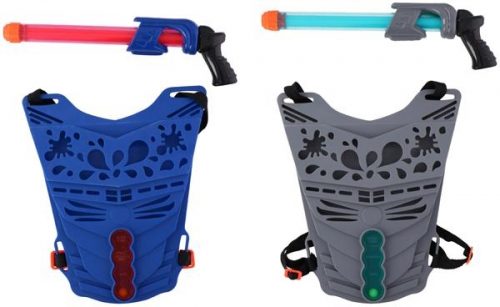 Waterpistool met schild