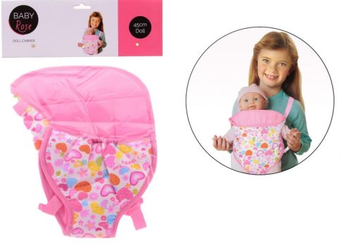 Baby rose poppen buikdraagzak
