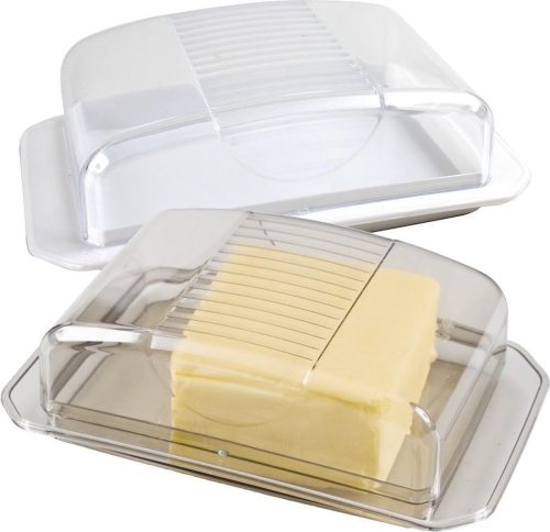 Botervloot kunststof wit