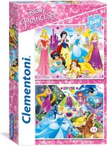 Clementoni puzzel 2x20 stukjes disney princess