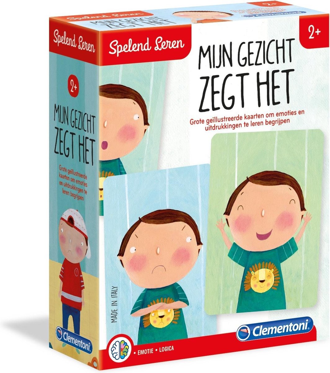 Clementoni spelend leren mijn gezicht zegt het