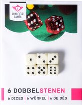 Dobbelstenen 6 stuks