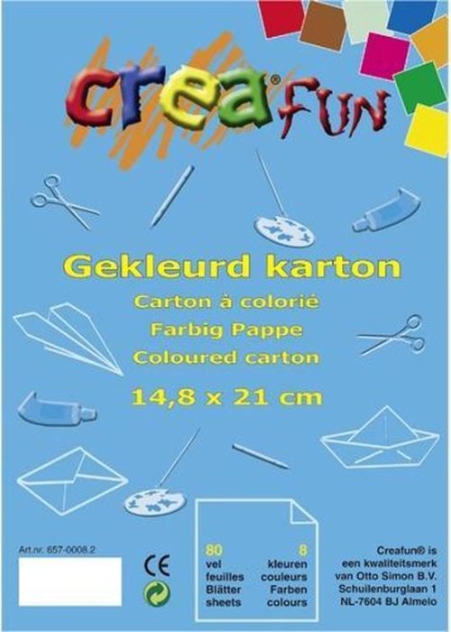 Gekleurd karton