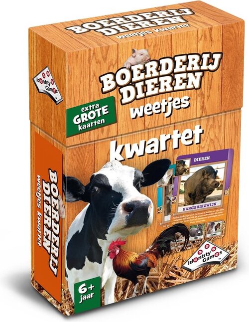 Identity games kwartet boerderij dieren weetjes