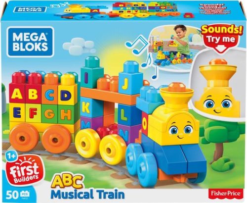 Mega blocks abc leren trein