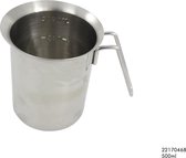 Melkopschuimkan 500 ml rvs