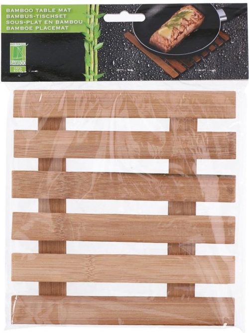 Pannenonderzetter bamboe