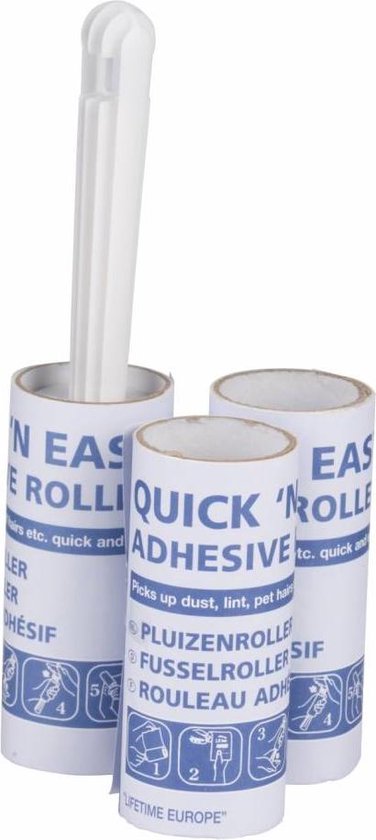 Pluizenroller met 2 navullingen