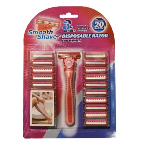 Scheermesjes voor vrouwen 21-delig