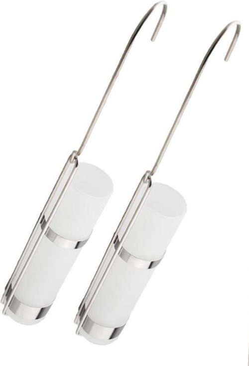 Verdampingsbakjes glas/rvs 2 st