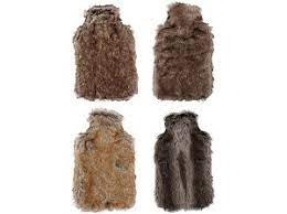 Warm waterkruik met vacht