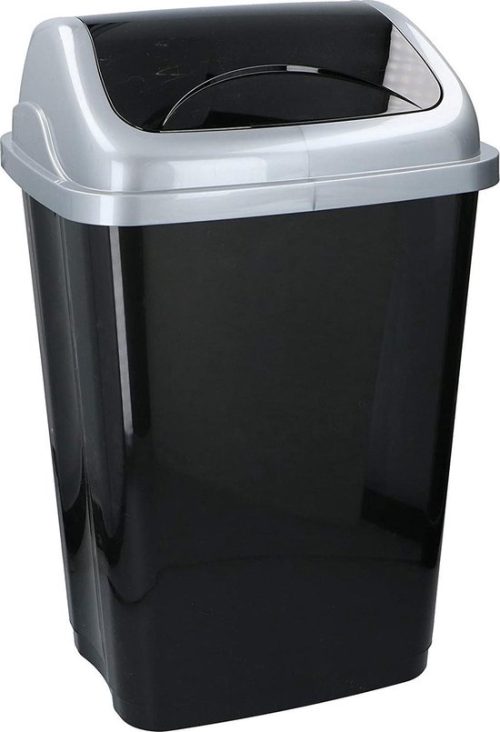 Afvalbak met klapdeksel 50 liter