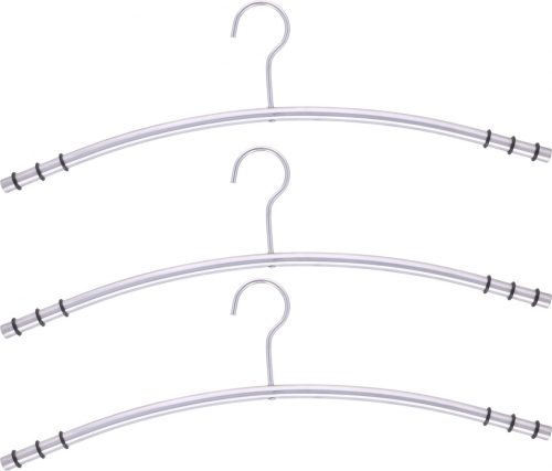 Alpina kledinghangers RVS 3 stuks