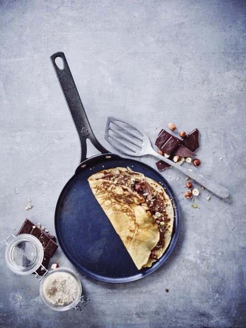 BK pannenkoekenpan black steel 26cm