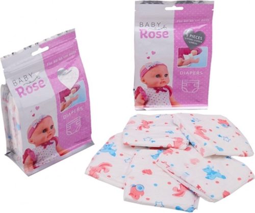 Baby rose luiers 5 stuks