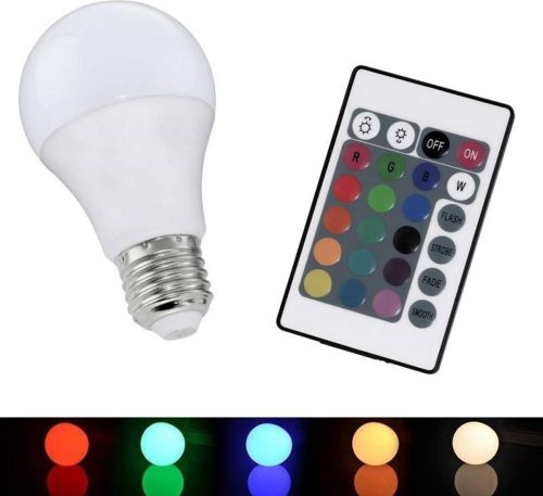 Bellson ledlamp multicolor E27 4watt met afstandsbediening