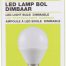 Benson E14 ledlamp 5watt dimbaar