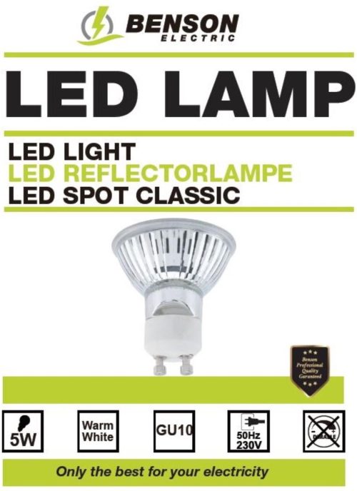 Benson GU10 ledspot 5watt