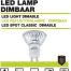 Benson GU10 ledspot 5watt dimbaar