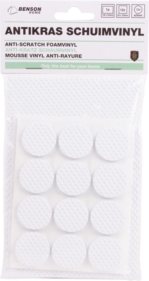 Benson anti-krasvilt schuimvinyl wit