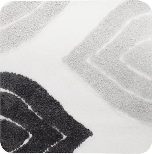 Bidetmat paris grey 60x60cm