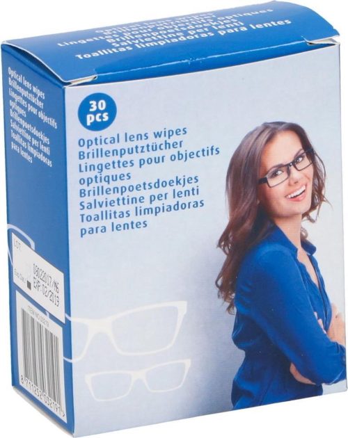 Brillenpoetsdoekjes 30 stuks