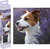 Diamond painting hond 30x30cm