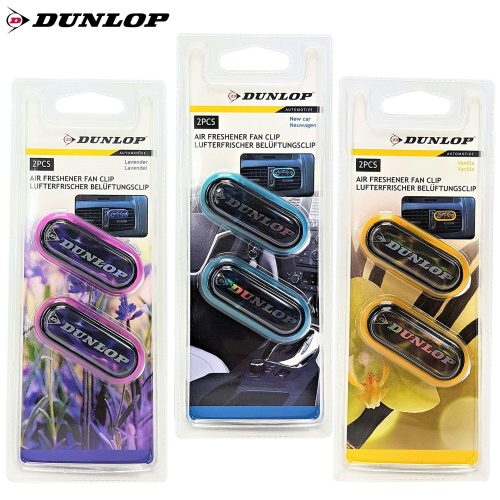 Dunlop auto luchtverfrisser 2 stuks diverse geuren