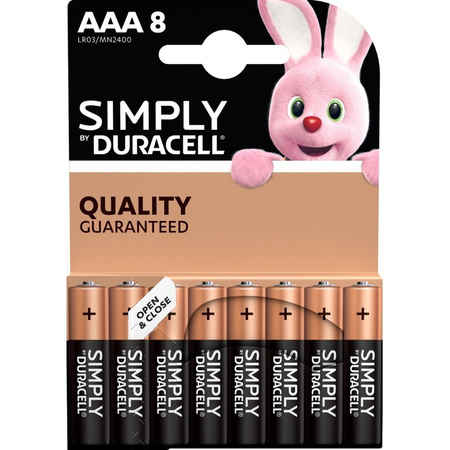 Duracell aaa batterijen 8 pak