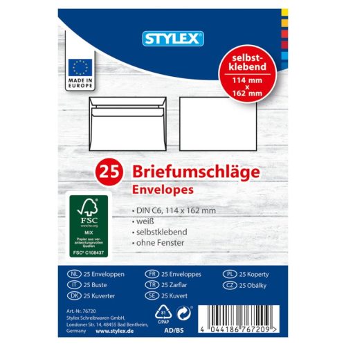 Enveloppen 25 stuks