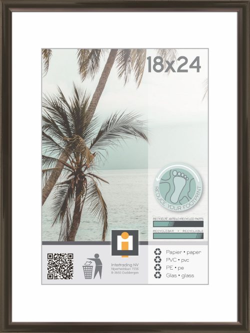 Fotolijst kyoto zwart 18x24cm