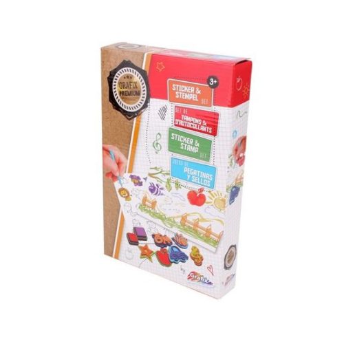 Grafix sticker & stempelset