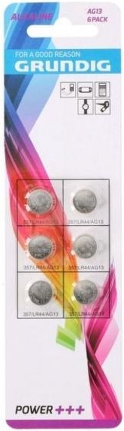 Grundig knoopcelbatterijen ag13/lr44