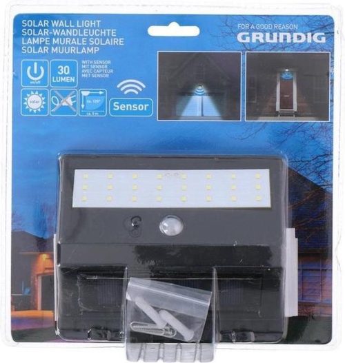 Grundig solar muurlamp