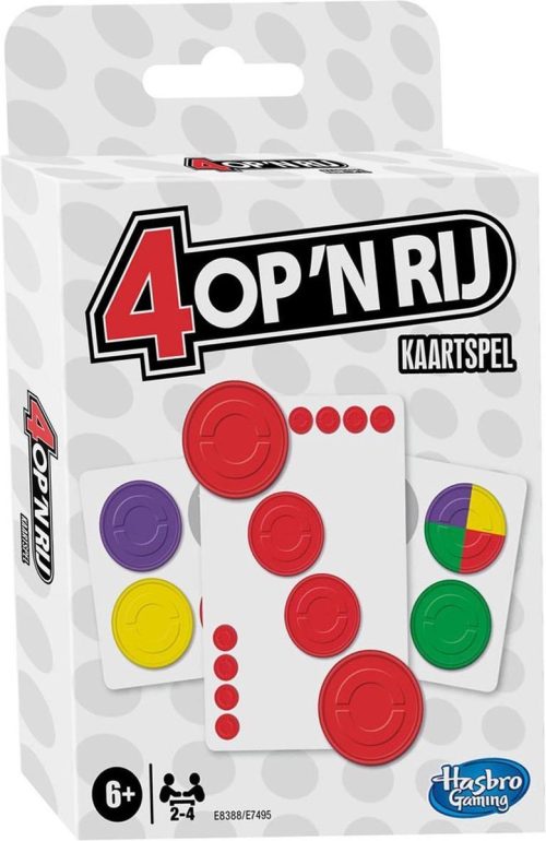 Hasbro 4 op'n rij kaartspel
