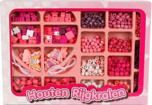 Houten rijgkralen