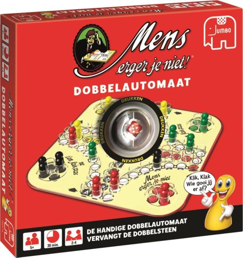 Jumbo spel mens erger je niet dobbelautomaat