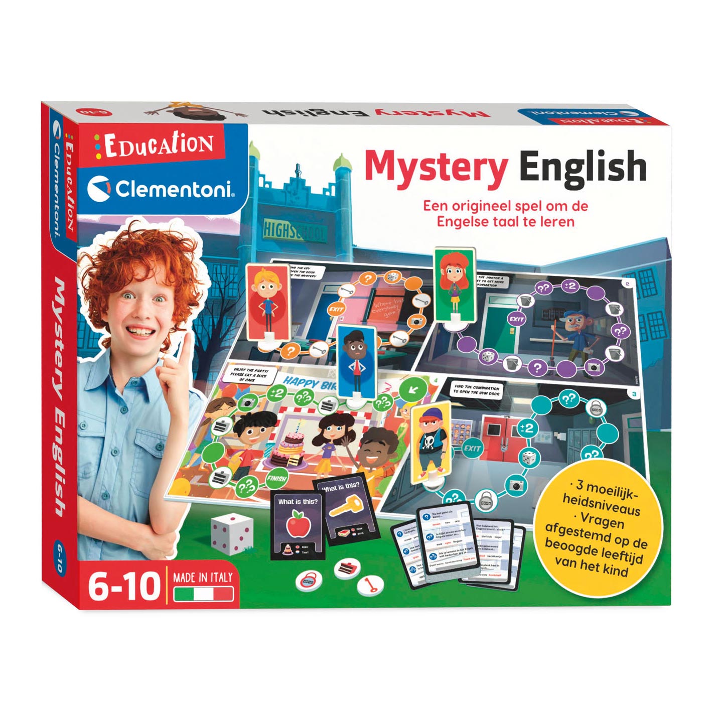 Spelend leren mistery english clementoni