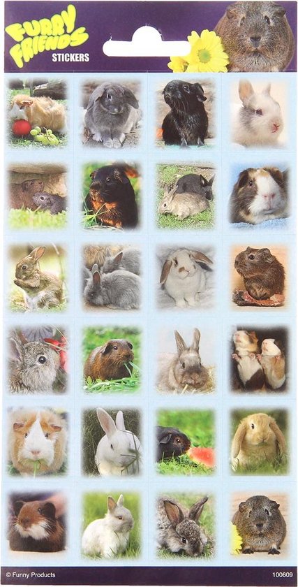 Stickers konijnen