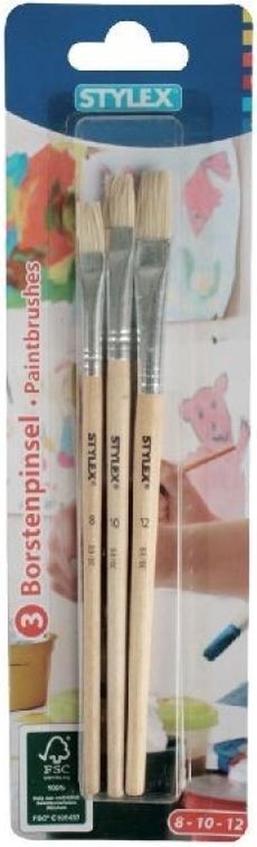 Stylex penselen 3 stuks