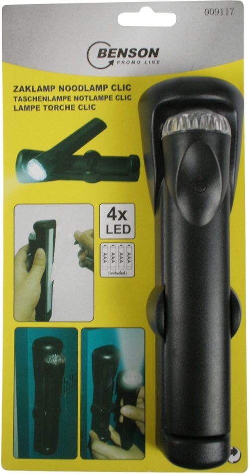 Zaklamp met wandhouder