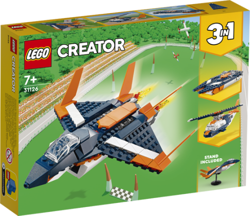 Lego creator supersonisch straalvliegtuig 31126