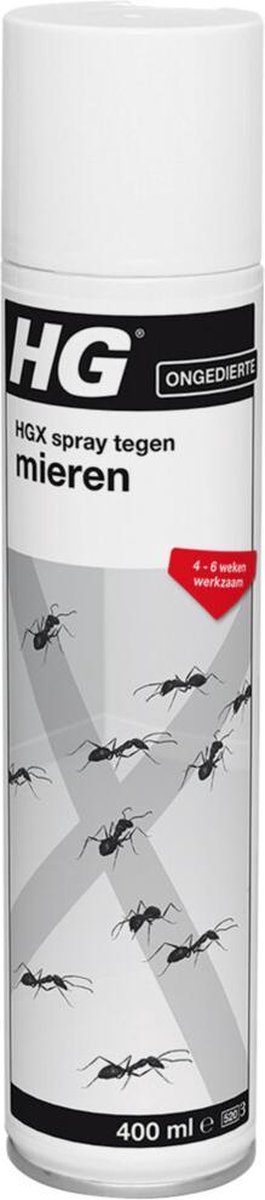 Hg spray tegen mieren