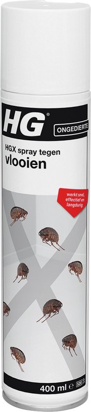 Hg spray tegen vlooien